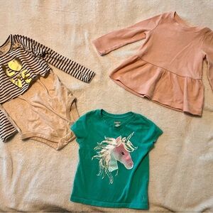 Unicorn Graphic Teal Kids T-Shirt